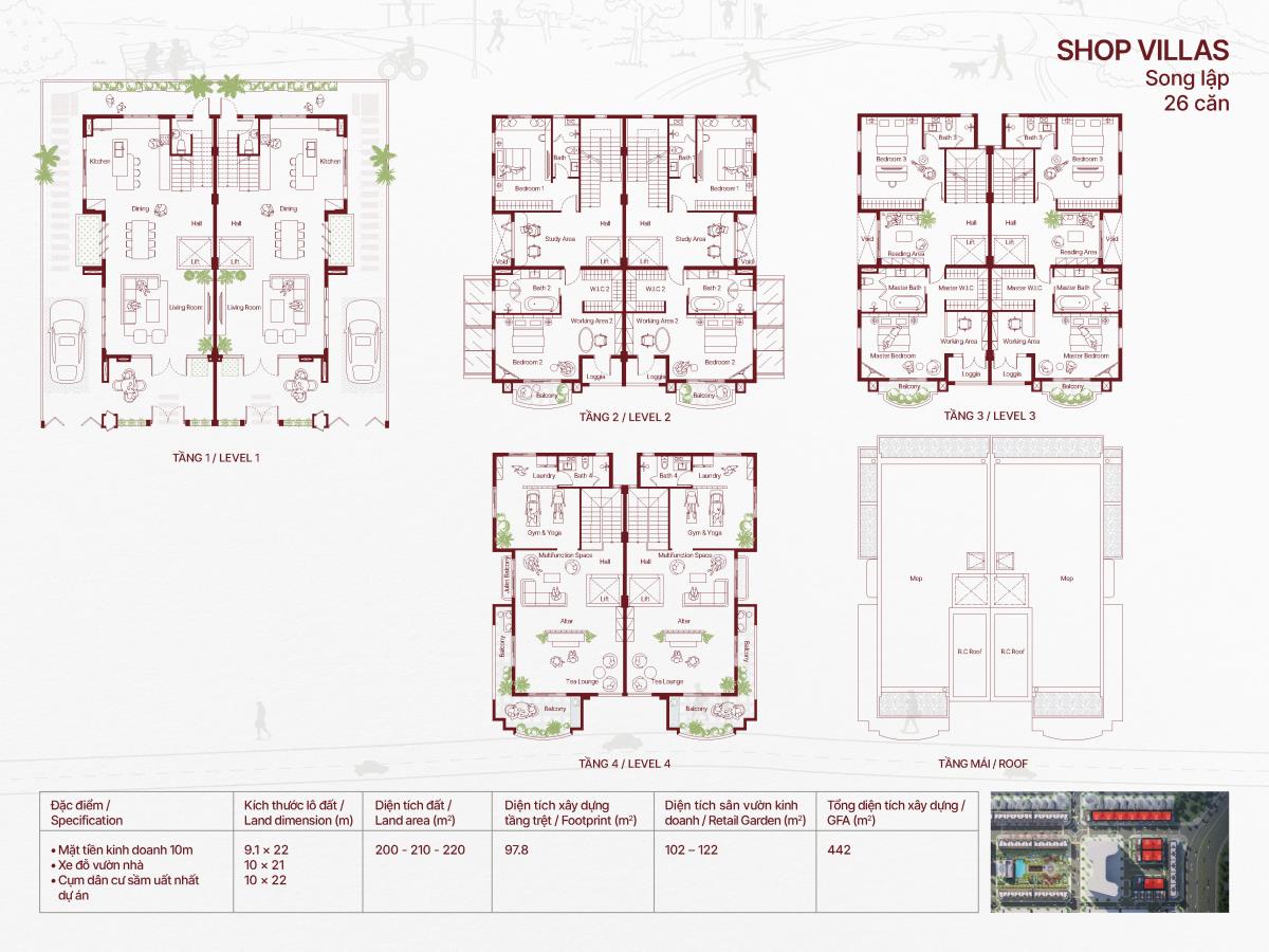 Shop Villas 
